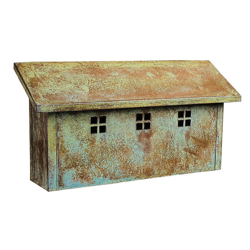 Arroyo - GMBL-VP - Horizontal Mail Box - Glasgow - Verdigris Patina