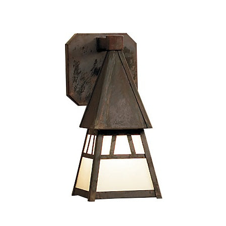 Arroyo - DS-4OF-MB - One Light Wall Mount - Dartmouth - Mission Brown