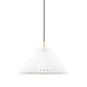 Mitzi - H476701S-AGB - LED Pendant - Demi - Aged Brass