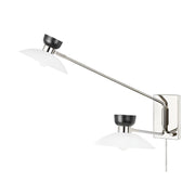 Mitzi - HL481202-PN - Two Light Wall Sconce - Whitley - Polished Nickel