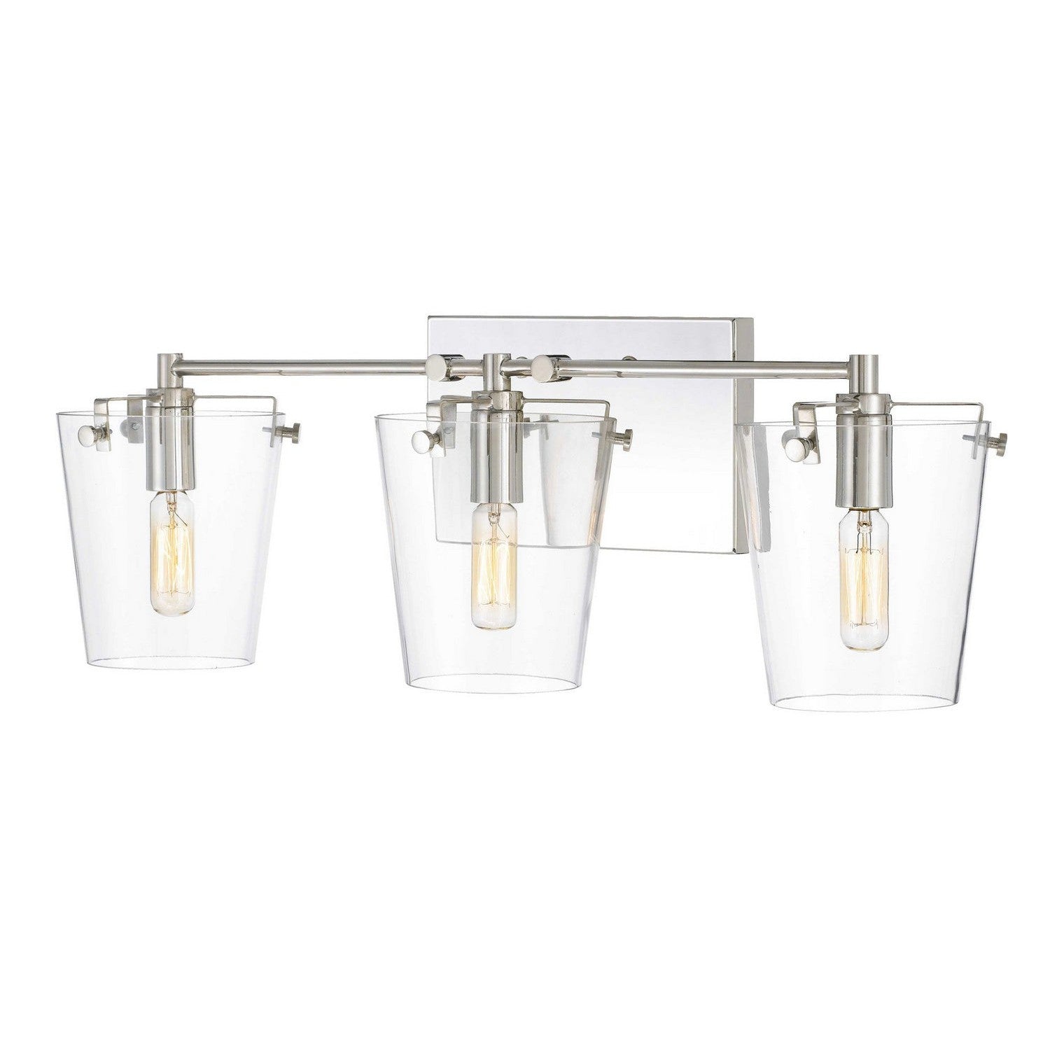 Varaluz - 351B03BLPN - Three Light Bath - Arlo - Black/Polished Nickel