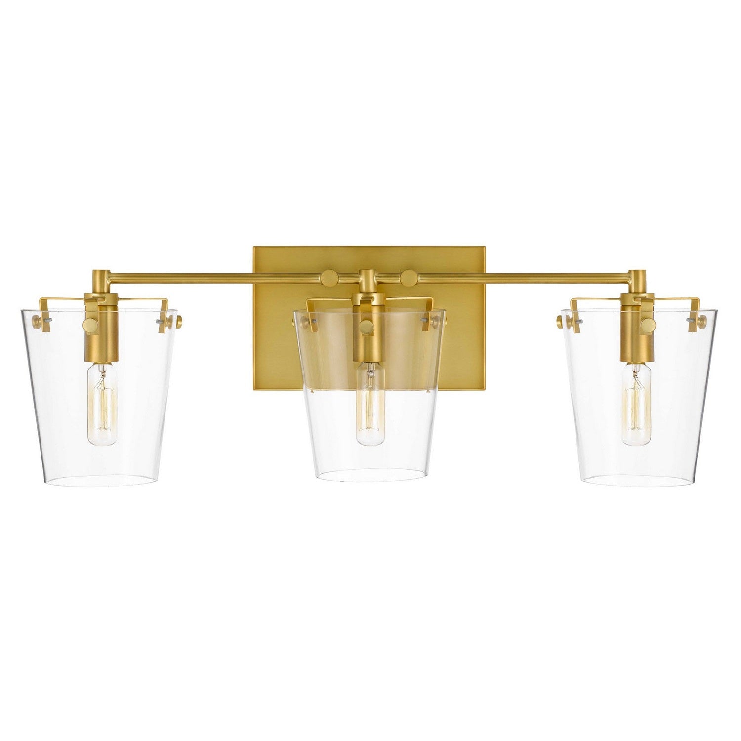 Varaluz - 351B03BLSB - Three Light Bath - Arlo - Black/Satin Brass