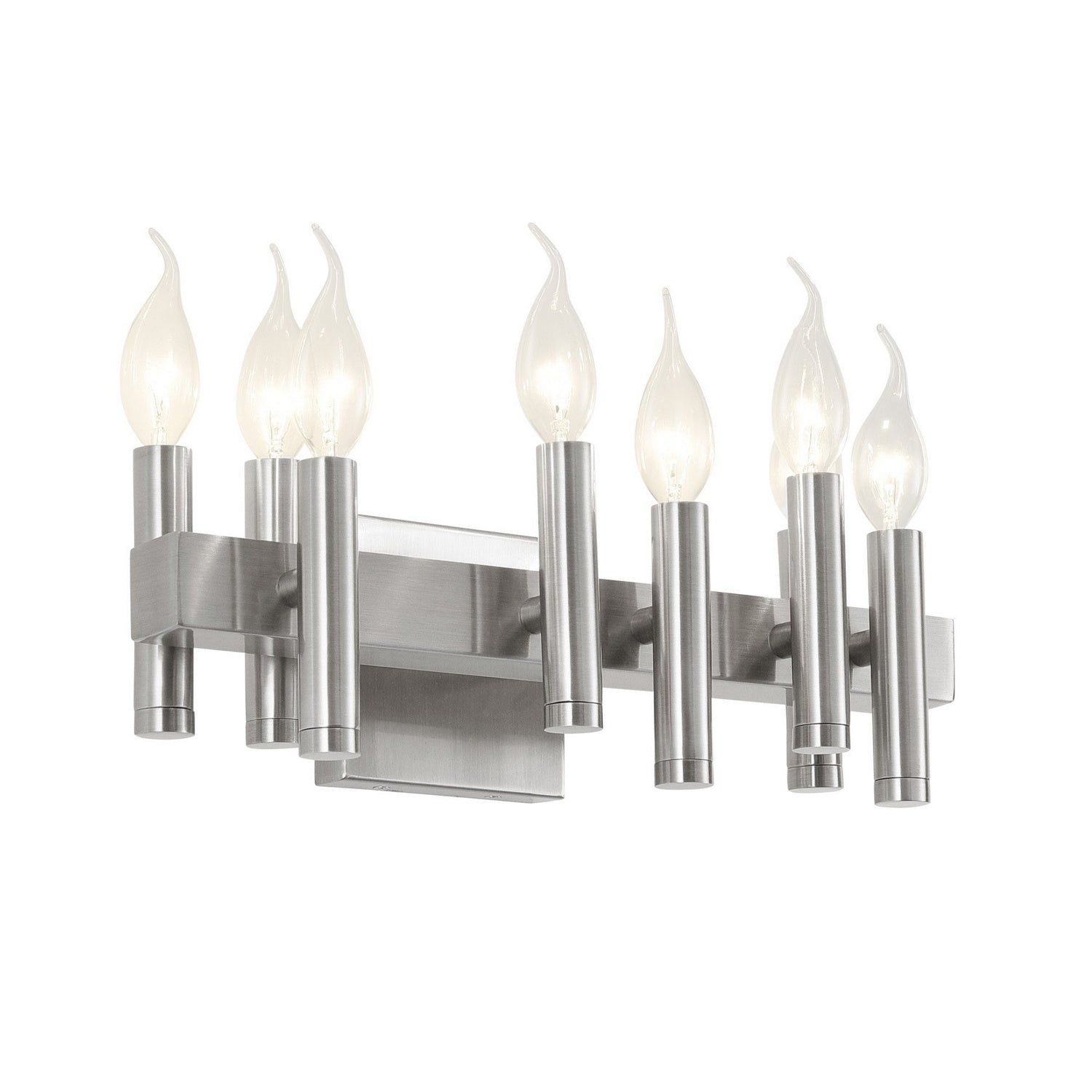 Varaluz - 357B08SN - Eight Light Bath - Collette - Satin Nickel