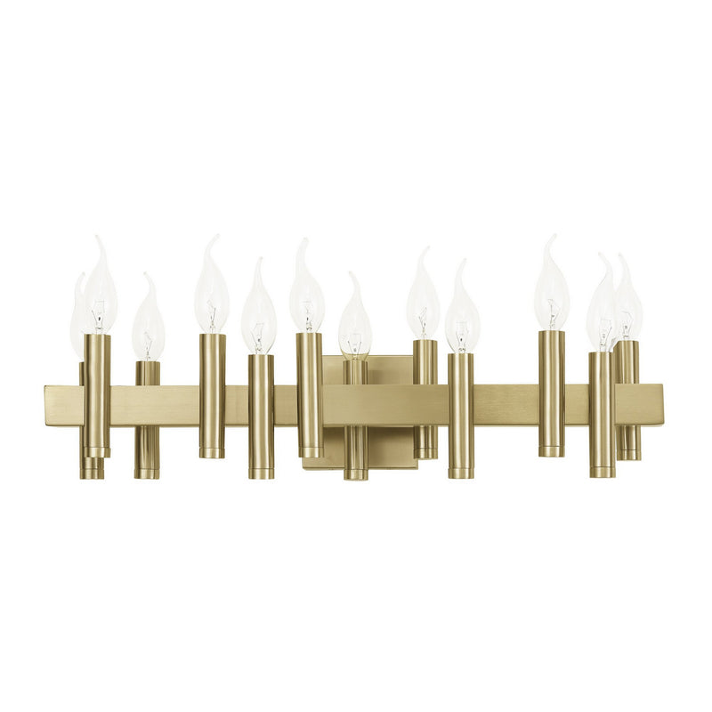 Varaluz - 357B12BB - 12 Light Bath - Collette - Antique Brass