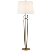 Visual Comfort Signature - ARN 1440HAB/BLK-L - LED Floor Lamp - Valda - Hand-Rubbed Antique Brass and Matte Black