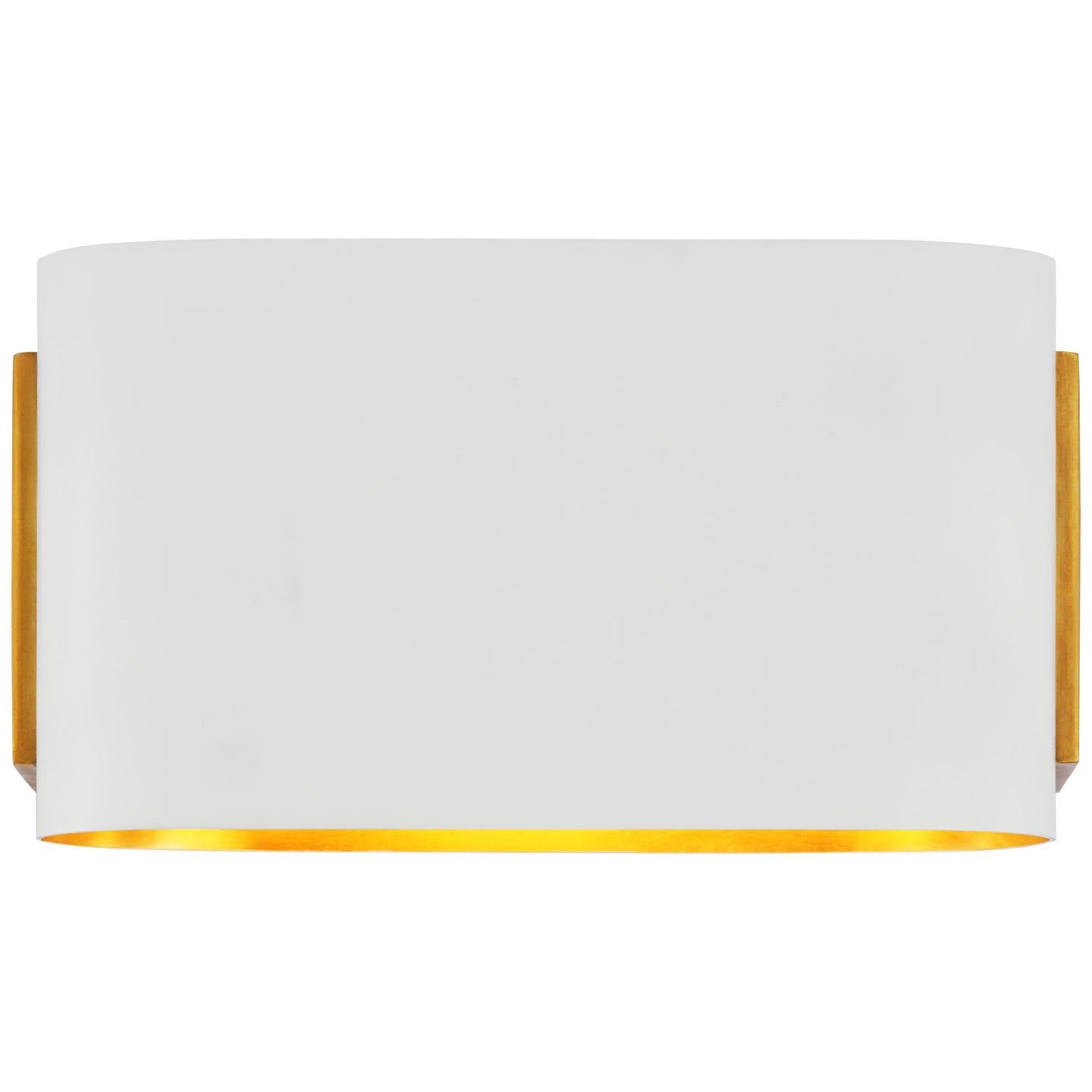 Visual Comfort Signature - ARN 2442HAB/PW - LED Wall Sconce - Nella - Hand-Rubbed Antique Brass and Plaster White