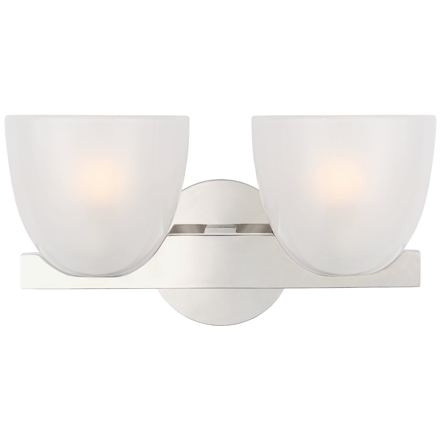 Visual Comfort Signature - ARN 2492PN-FG - LED Wall Sconce - Carola - Polished Nickel