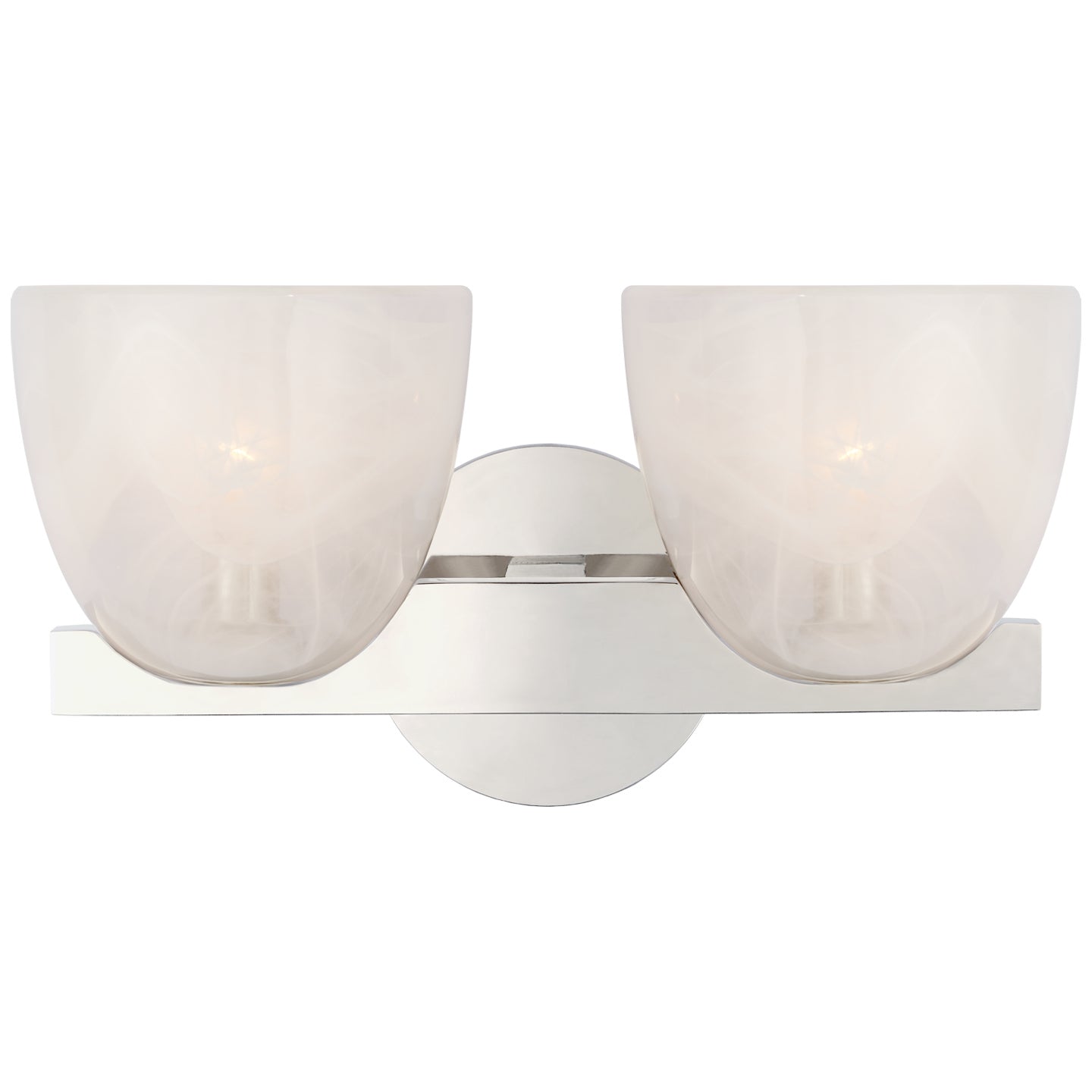 Visual Comfort Signature - ARN 2492PN-WSG - LED Wall Sconce - Carola - Polished Nickel