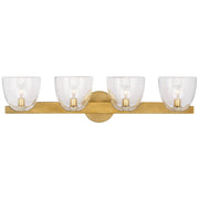 Visual Comfort Signature - ARN 2493HAB-CG - LED Wall Sconce - Carola - Hand-Rubbed Antique Brass