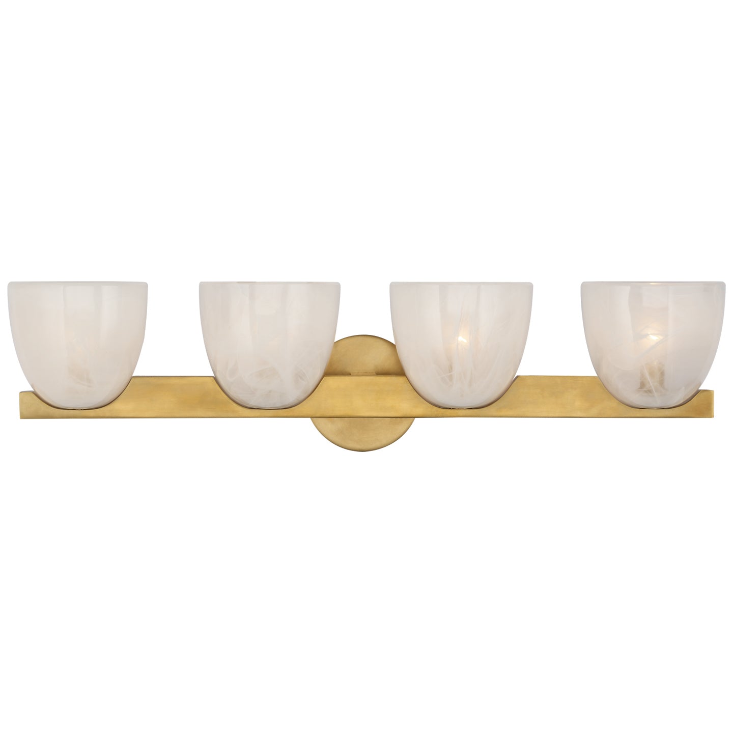 Visual Comfort Signature - ARN 2493HAB-WSG - LED Bath - Carola - Hand-Rubbed Antique Brass