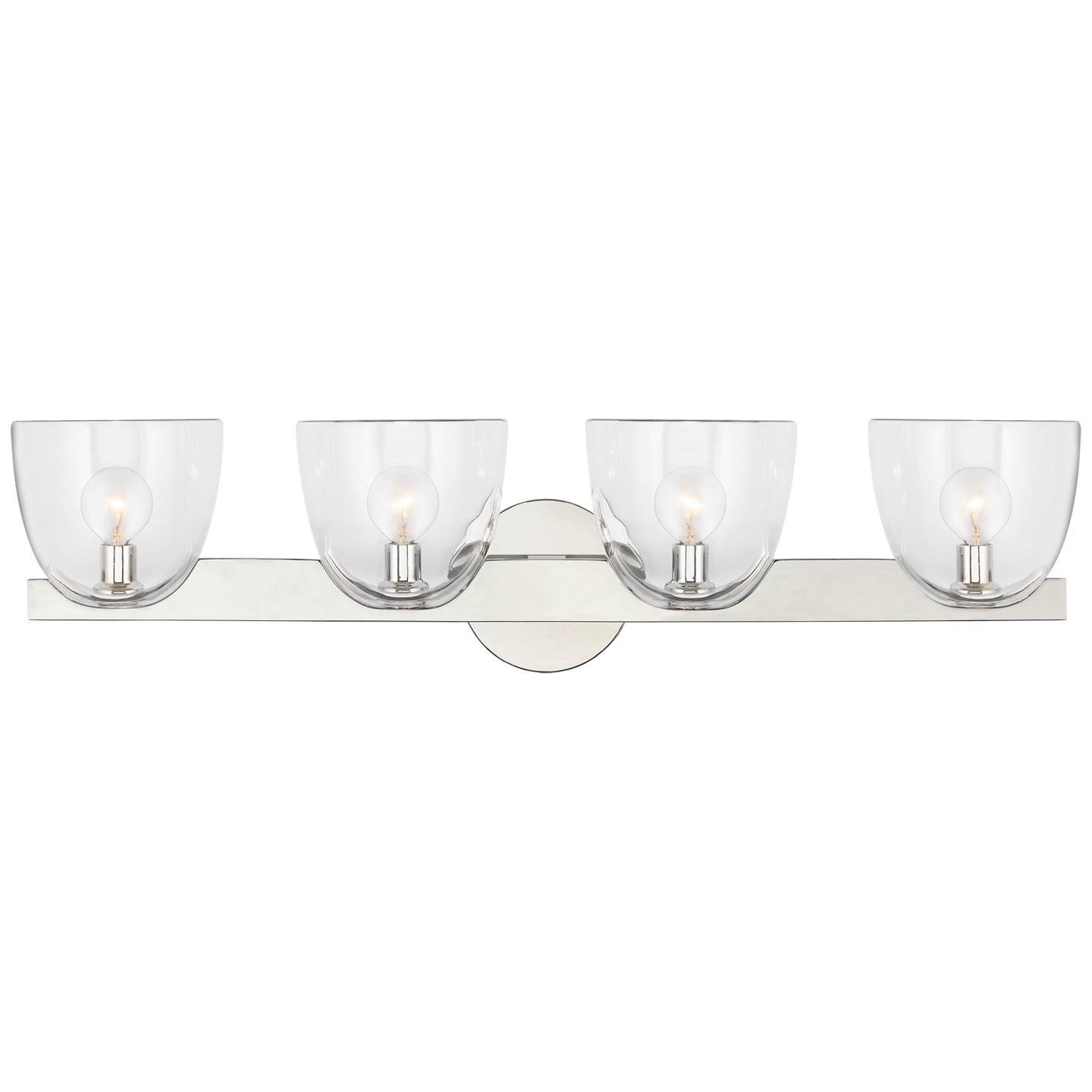 Visual Comfort Signature - ARN 2493PN-CG - LED Wall Sconce - Carola - Polished Nickel