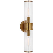 Visual Comfort Signature - KW 2118AB-CG - Two Light Wall Sconce - Liaison - Antique-Burnished Brass