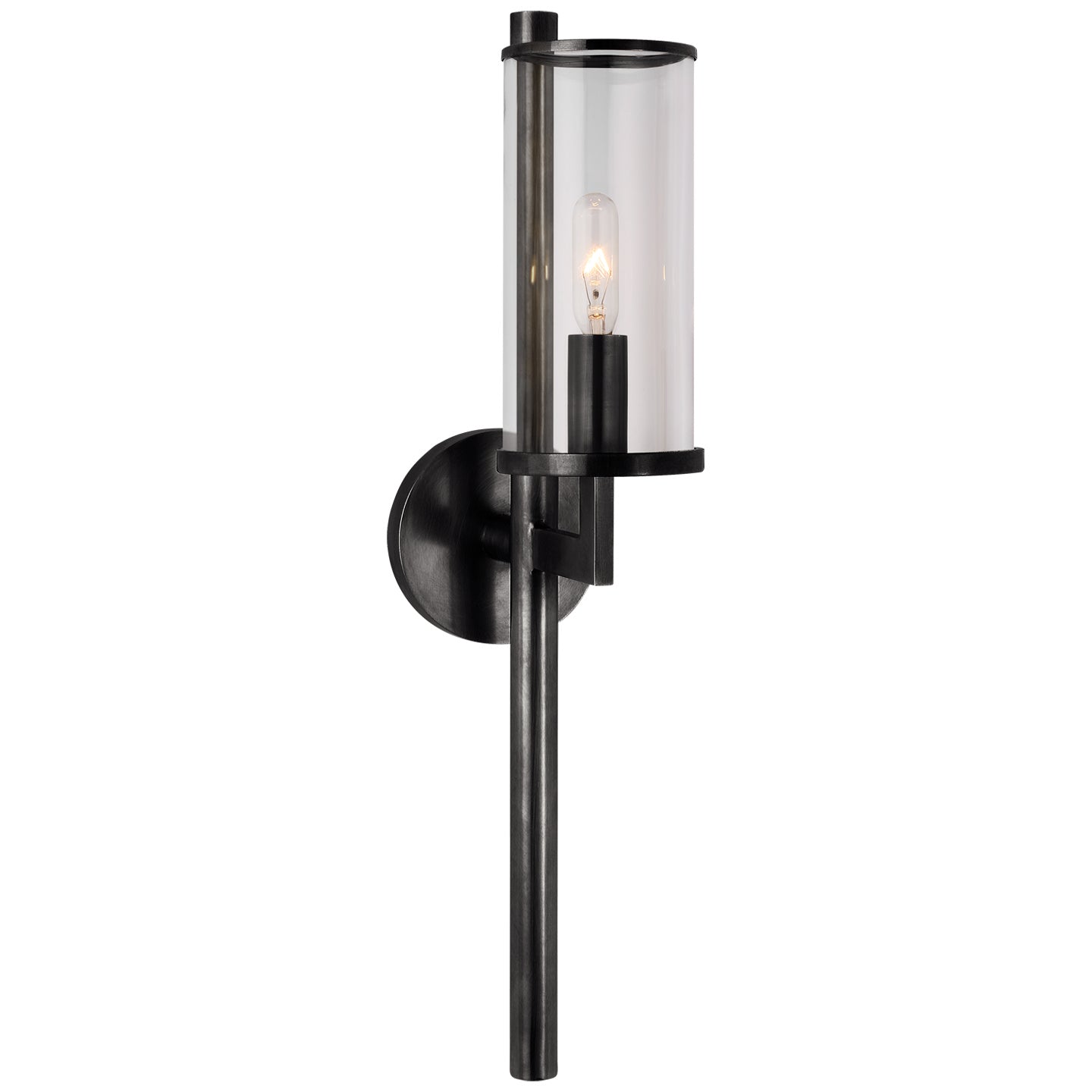 Visual Comfort Signature - KW 2200BZ-CG - One Light Wall Sconce - Liaison - Bronze