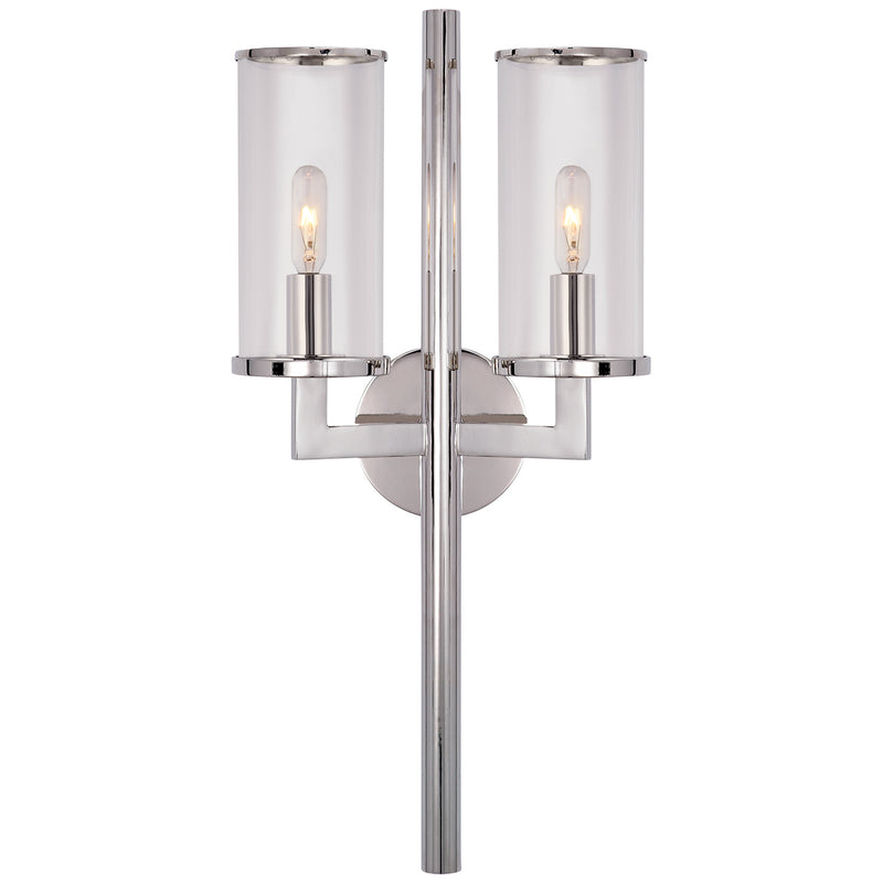 Visual Comfort Signature - KW 2201PN-CG - Two Light Wall Sconce - Liaison - Polished Nickel