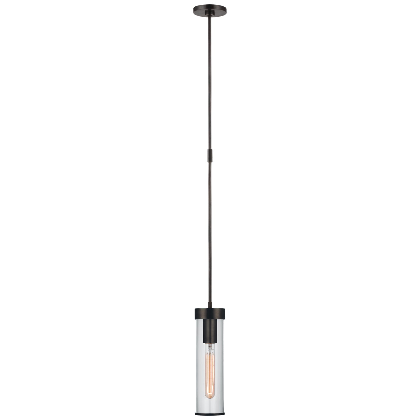 Visual Comfort Signature - KW 5116BZ-CG - LED Pendant - Liaison - Bronze