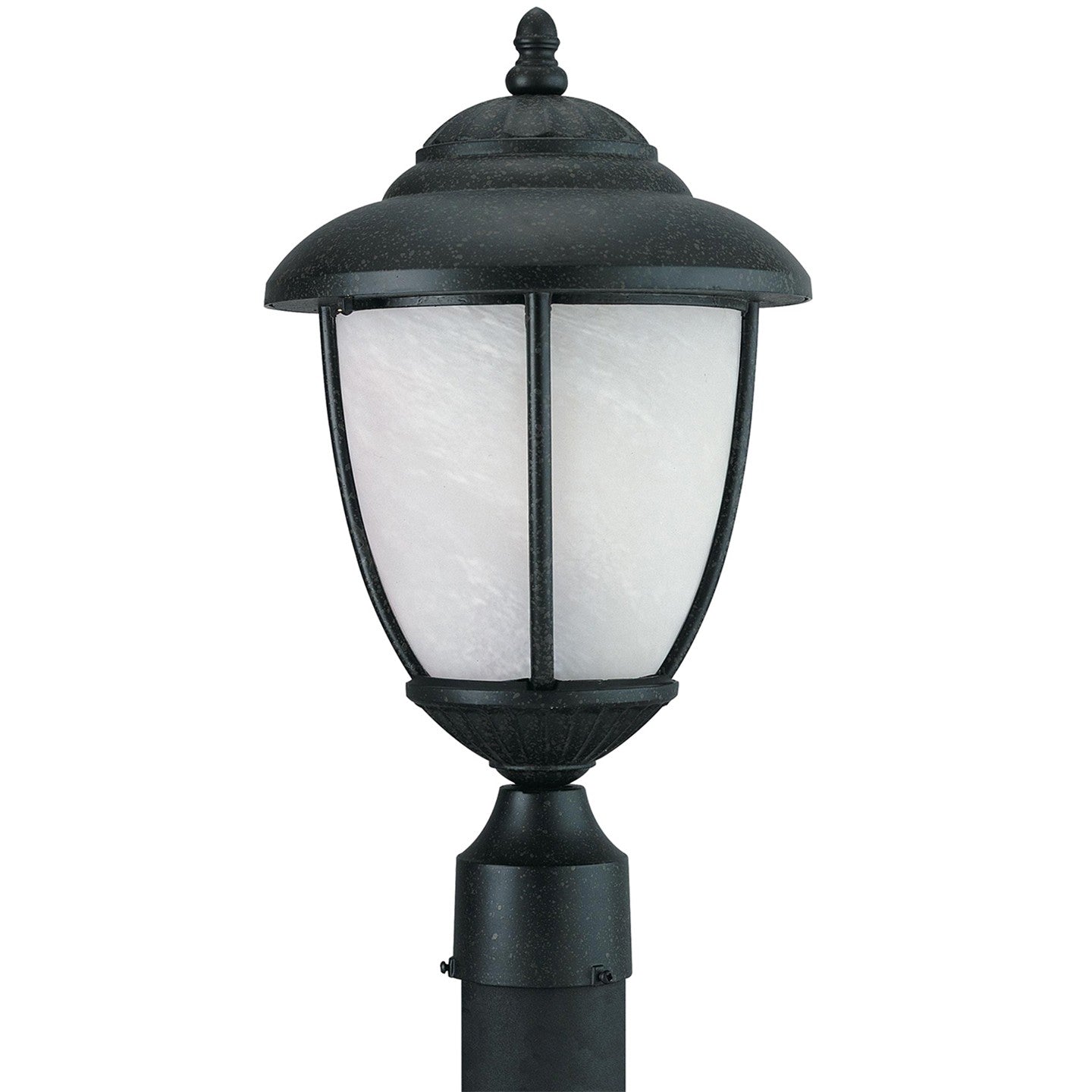 Generation Lighting - 82048-185 - One Light Outdoor Post Lantern - Yorktown - Forged Iron