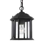 Generation Lighting - 60029-12 - One Light Outdoor Semi-Flush Convertible Pendant - Kent - Black