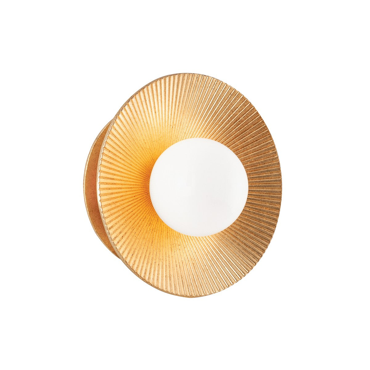 Corbett Lighting - 333-01-VGL - LED Wall Sconce - Emerald - Vintage Gold Leaf