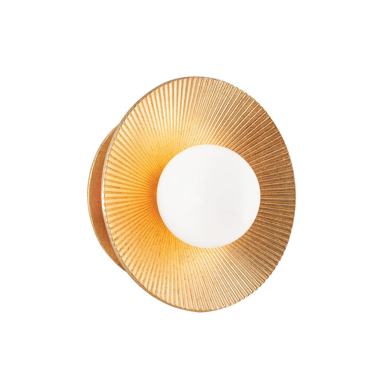 Corbett Lighting - 333-01-VGL - LED Wall Sconce - Emerald - Vintage Gold Leaf