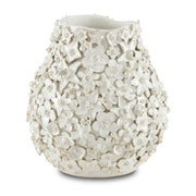 Currey and Company - 1200-0489 - Vase - Jessamine Collection - White