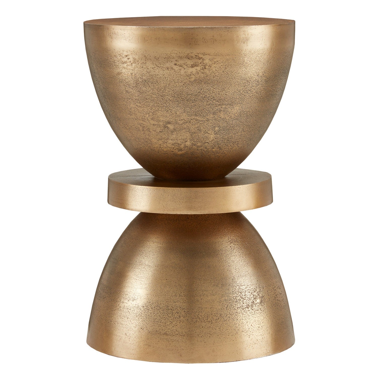Currey and Company - 4000-0132 - Accent Table - Ivaan Brass Accent Table - Antique Brass