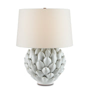 Currey and Company - 6000-0741 - One Light Table Lamp - Cynara White Table Lamp - Antique White
