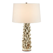 Currey and Company - 6000-0743 - One Light Table Lamp - Staghorn Coral Table Lamp - Sunken White