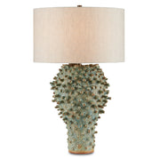 Currey and Company - 6000-0744 - One Light Table Lamp - Sea Urchin Collection - Sunken Green