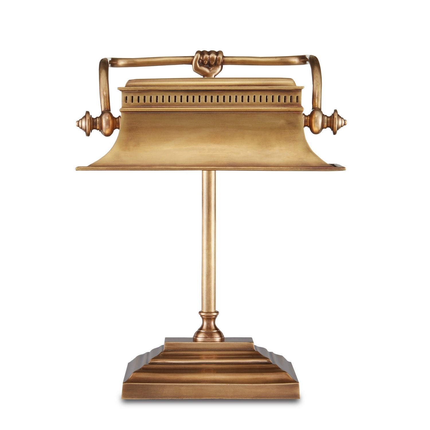 Currey and Company - 6000-0758 - One Light Table Lamp - Malvasia Collection - Vintage Brass