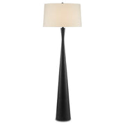 Currey and Company - 8000-0105 - One Light Floor Lamp - Montenegro Black Floor Lamp - Matte Black