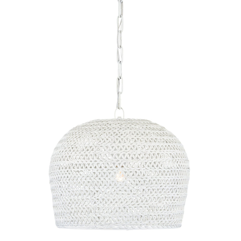 Currey and Company - 9000-0870 - One Light Chandelier - Piero - White