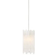Currey and Company - 9000-0881 - One Light Pendant - Escenia Collection - Frosted White