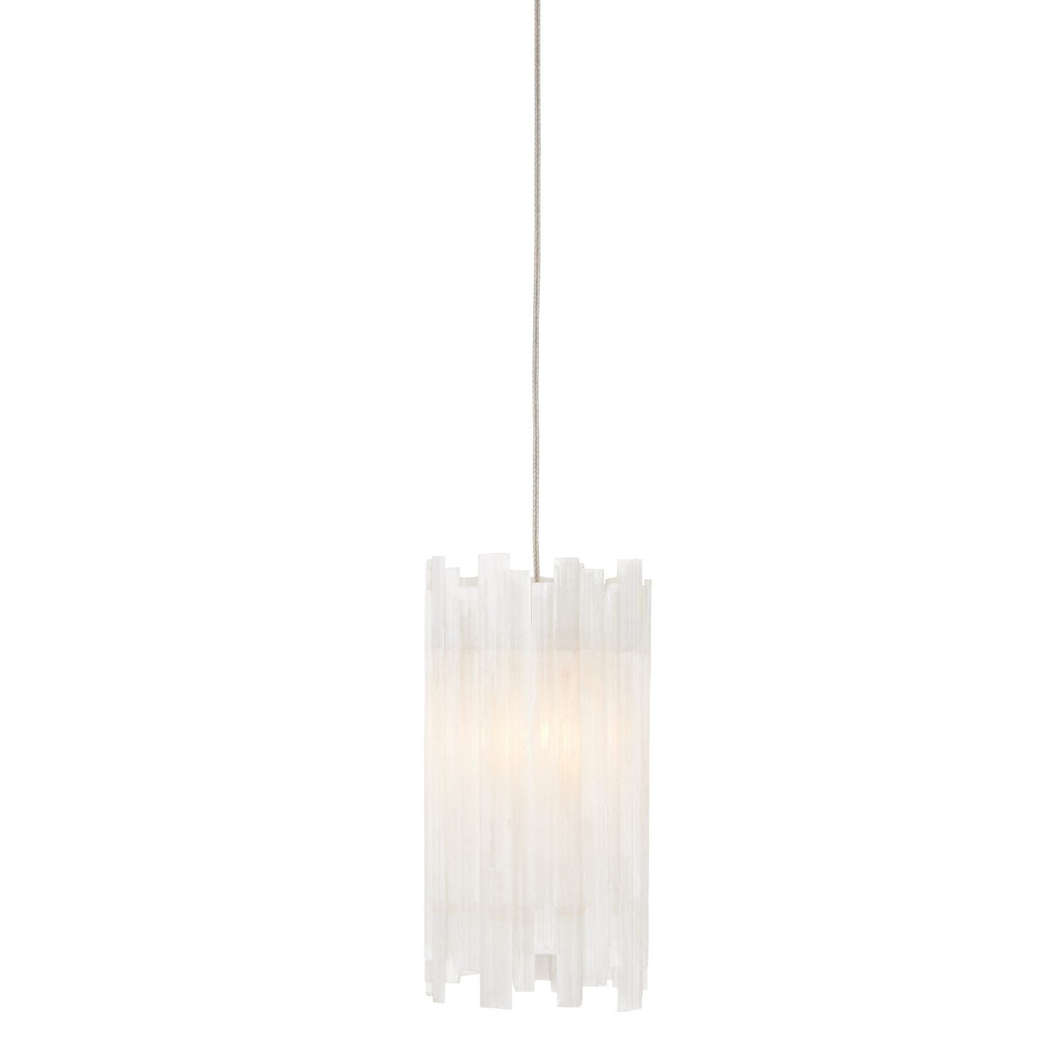 Currey and Company - 9000-0881 - One Light Pendant - Escenia Collection - Frosted White