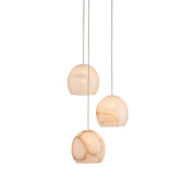Currey and Company - 9000-0896 - Three Light Pendant - Lazio Collection - White