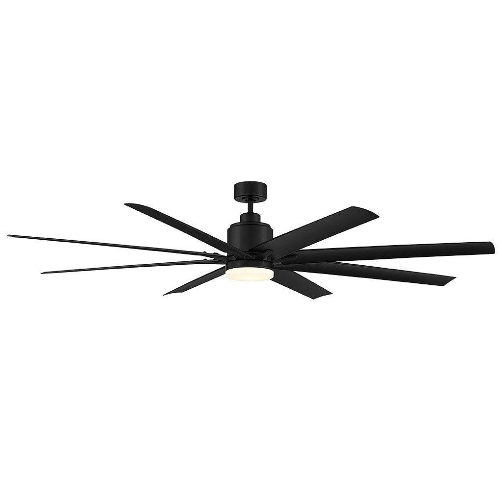 Meridian - M2025MBK - 72" Outdoor Ceiling Fan - Bluffton - Matte Black