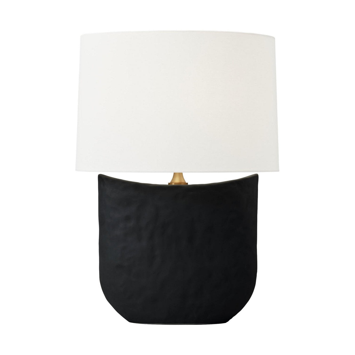 Visual Comfort Studio - HT1031RBC1 - One Light Table Lamp - Cenotes - Rough Black Ceramic