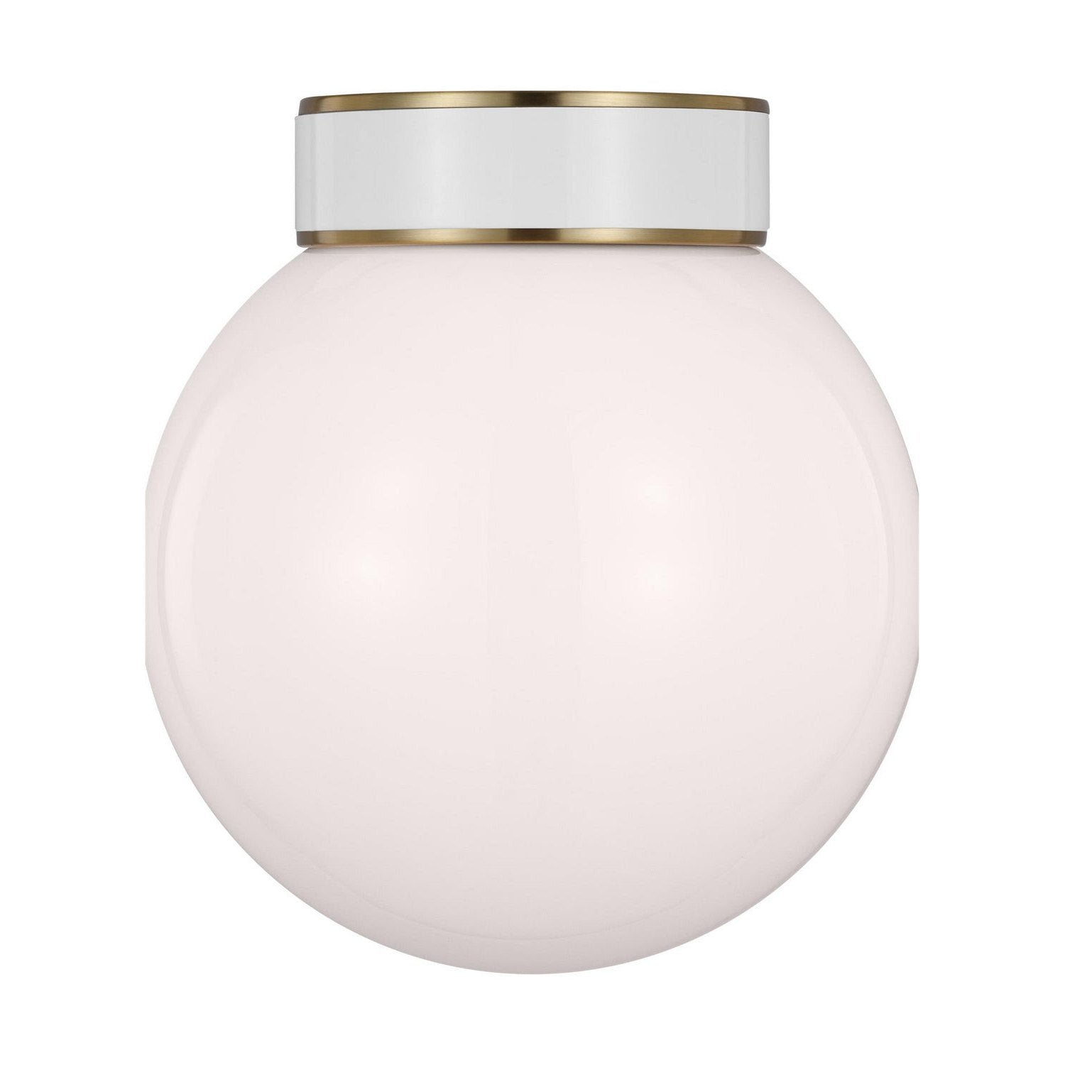 Visual Comfort Studio - KSF1051BBSGW - One Light Flush Mount - Monroe - Burnished Brass