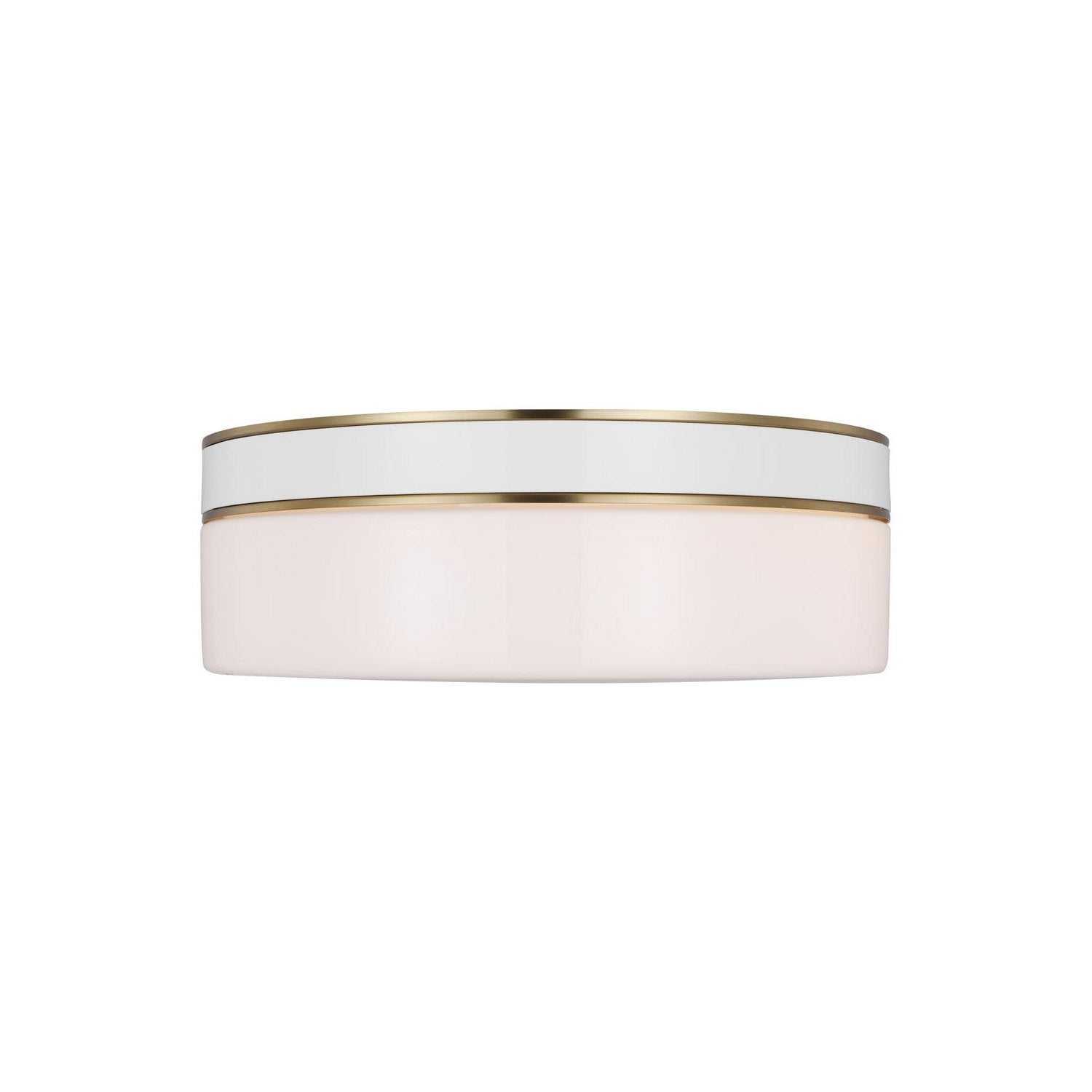 Visual Comfort Studio - KSF1072BBSGW - Two Light Flush Mount - Monroe - Burnished Brass