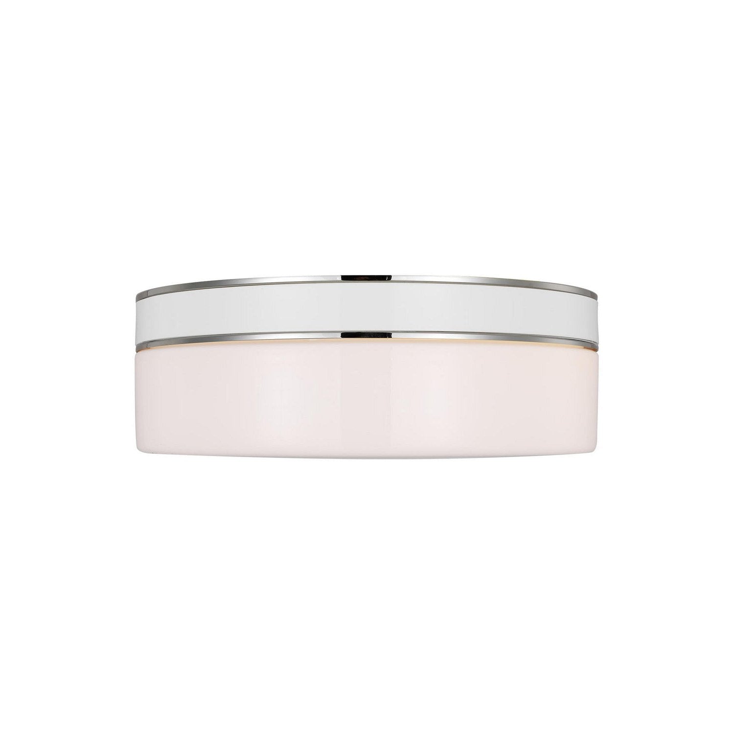 Visual Comfort Studio - KSF1072PNGW - Two Light Flush Mount - Monroe - Polished Nickel