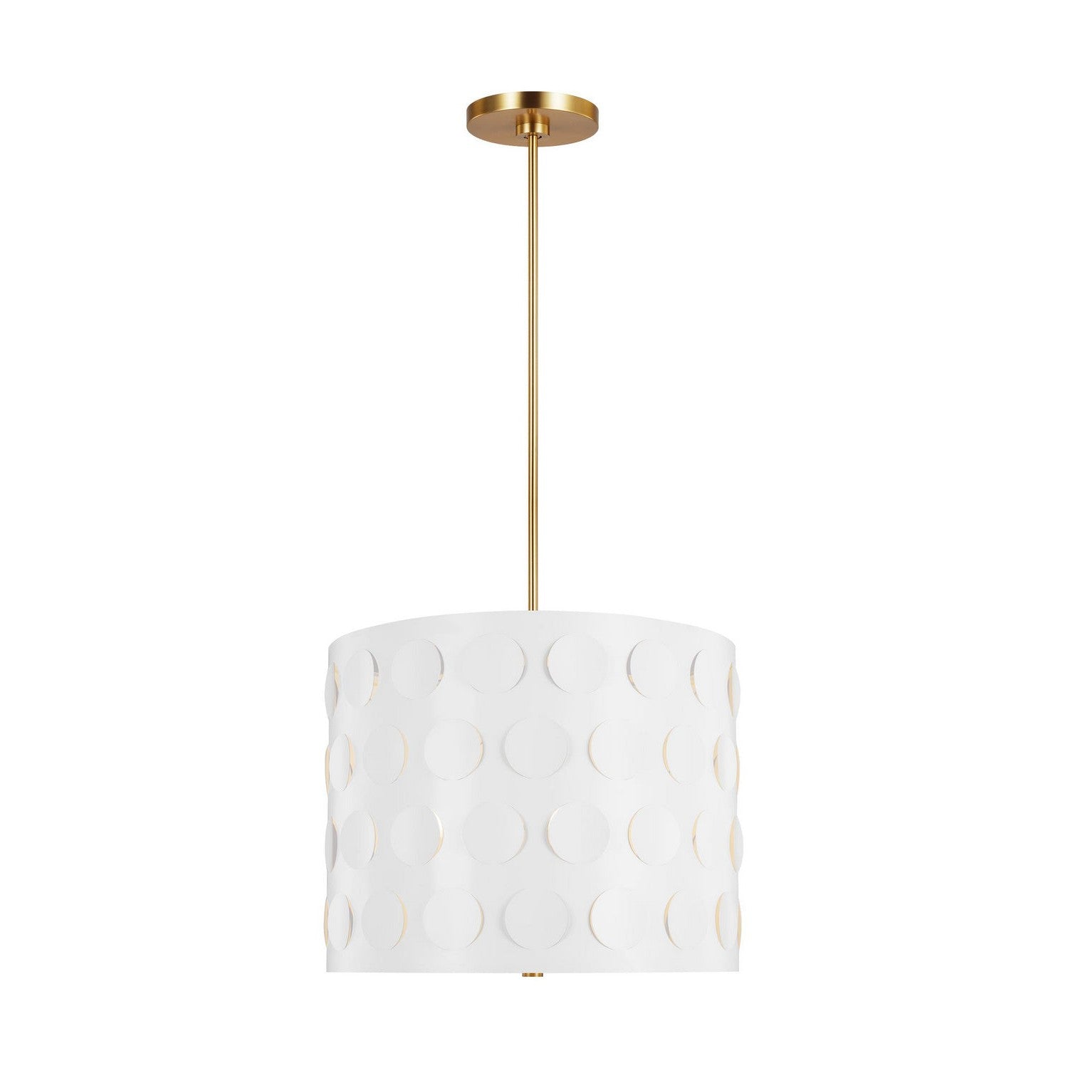 Visual Comfort Studio - KSP1003BBS - Three Light Pendant - Dottie - Burnished Brass