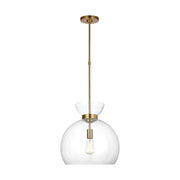 Visual Comfort Studio - KSP1021BBSCG - One Light Pendant - Londyn - Burnished Brass with Clear Glass