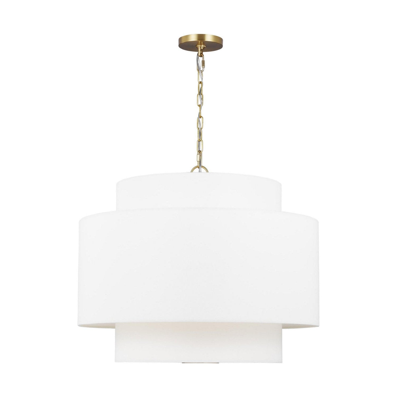 Visual Comfort Studio - KSP1043BBS - Three Light Pendant - Sawyer - Burnished Brass