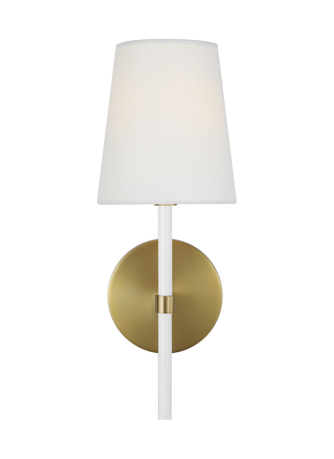 Visual Comfort Studio - KSW1081BBSGW - One Light Wall Sconce - Monroe - Burnished Brass