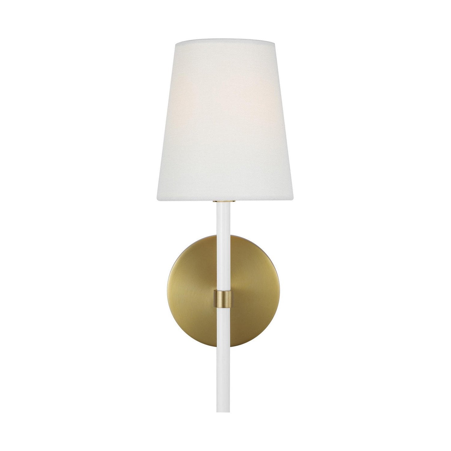 Visual Comfort Studio - KSW1081BBSGW - One Light Wall Sconce - Monroe - Burnished Brass
