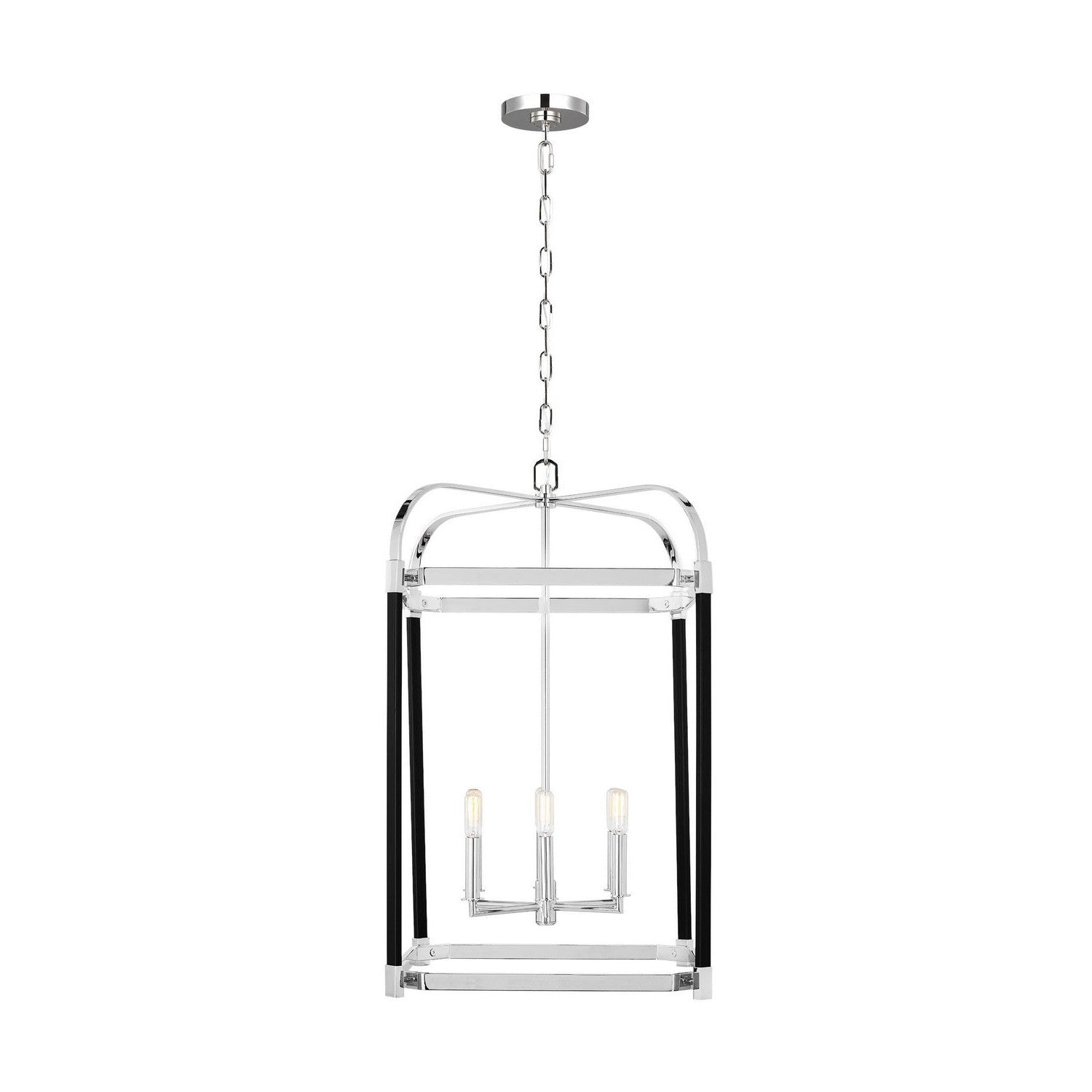 Visual Comfort Studio - LC1156PN - Six Light Lantern - Hadley - Polished Nickel