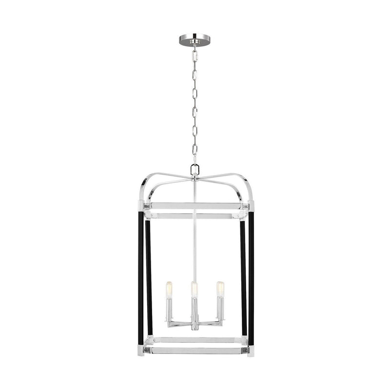 Visual Comfort Studio - LC1156PN - Six Light Lantern - Hadley - Polished Nickel