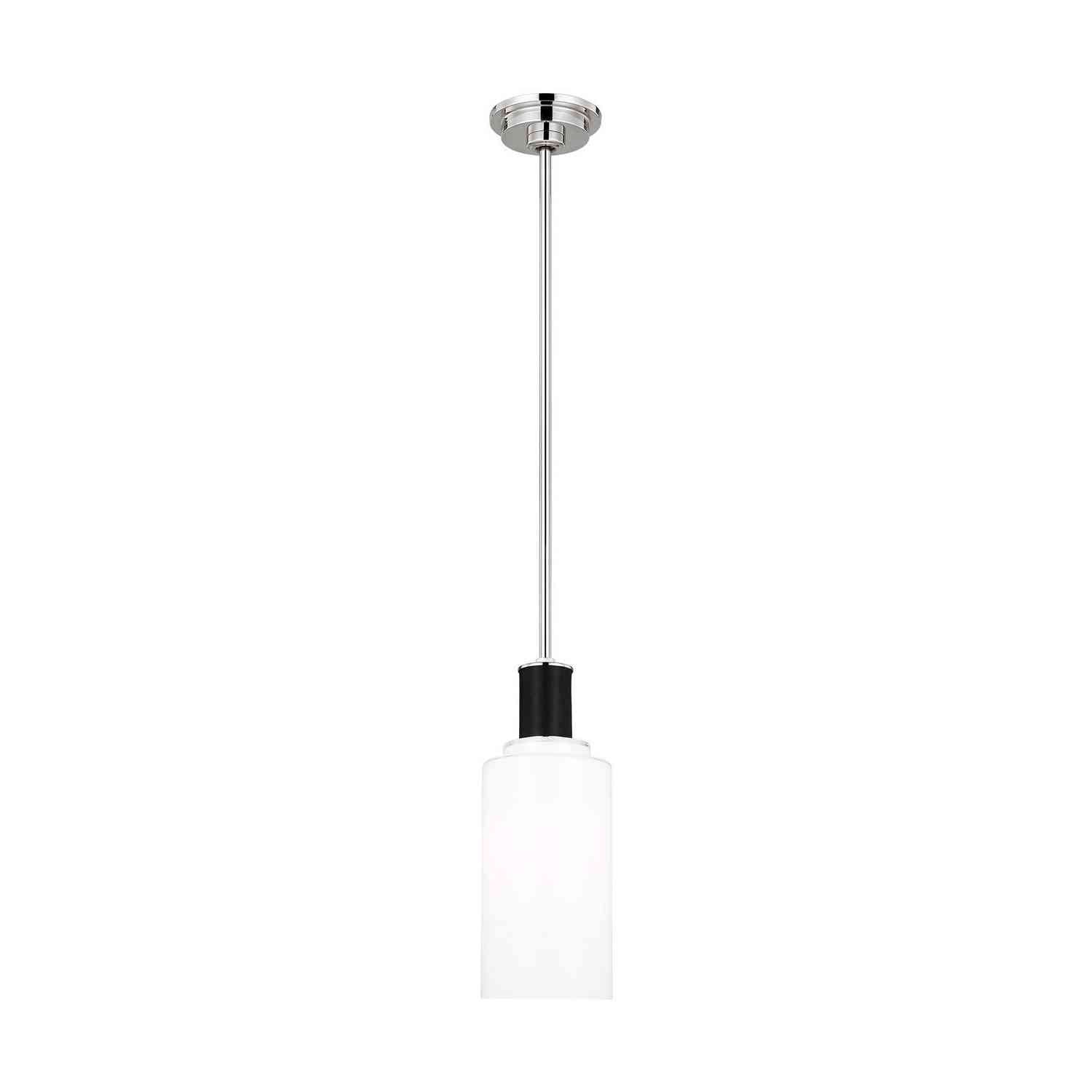 Visual Comfort Studio - LP1071PNMG - One Light Pendant - Hadley - Polished Nickel