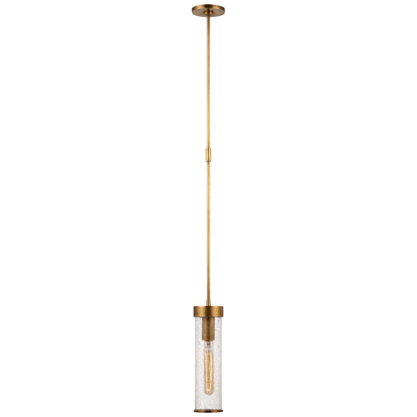 Visual Comfort Signature - KW 5116AB-CRG - LED Pendant - Liaison - Antique-Burnished Brass