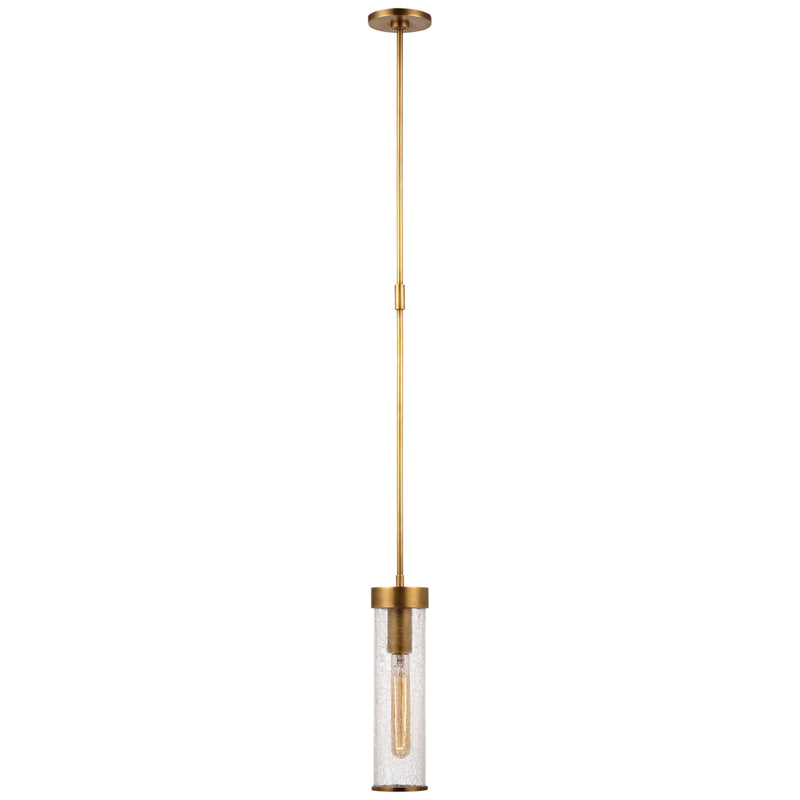 Visual Comfort Signature - KW 5116AB-CRG - LED Pendant - Liaison - Antique-Burnished Brass