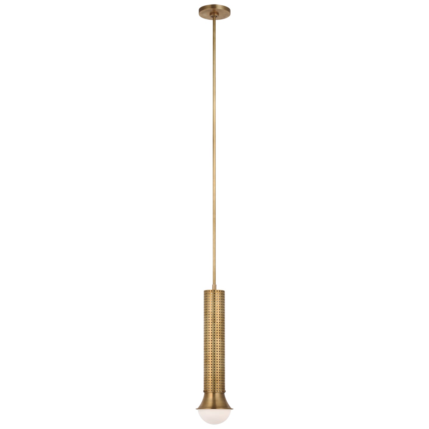 Visual Comfort Signature - KW 5220AB-WG - LED Pendant - Precision - Antique-Burnished Brass